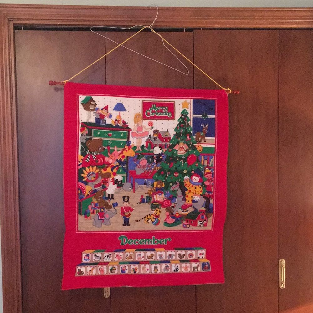 Countdown to Christmas Quilted Hanging Panel